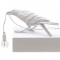 Seletti - Bird Playing Tischleuchte White | Playing