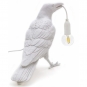 Seletti - Bird Waiting Tischleuchte White | Waiting