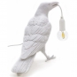 Seletti - Bird Waiting Tischleuchte White | Waiting OUTDOOR