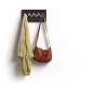 Ambivalenz - Fläpps Garderobe Crownhäng 40x20 cm | Schwarz