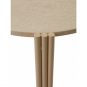 AYTM - Tribus Couchtisch Ø 60 cm Sand hell / Travertin