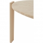 AYTM - Tribus Couchtisch Oval Sand hell / Travertin