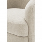 New Works - Covent Lounge Sessel schmal mit Drehfuß Lana (Nevotex Barnum)