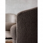 New Works - Covent Lounge Sessel Taupe dunkel (Nevotex Barnum)