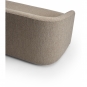 New Works - Covent Sofa 2-Sitzer tief Hanf (Nevotex Barnum)