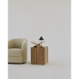 New Works - Mass Beistelltisch Walnuss | ohne Schublade