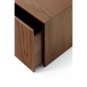 New Works - Mass Beistelltisch Walnuss | mit Schublade