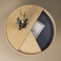 Woud - Arc Couchtisch Ø 66 cm Eiche geölt