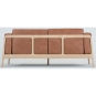 Gazzda - Fawn Sofa 2 Sitzer / Dakar Leder Whisky / Eiche Weiß geölt