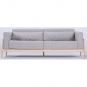 Gazzda - Fawn Sofa 3 Sitzer / Flachs Archway / Eiche Weiß geölt