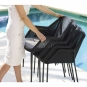 Cane-line - Breeze Sessel, stapelbar Schwarz