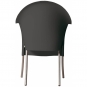 Driade - Lord Yo Gartenarmlehnstuhl Black/Aluminum