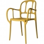 Magis - Mila Armlehnstuhl Outdoor Gelb