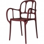 Magis - Mila Armlehnstuhl Outdoor Rot