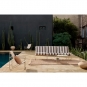 Ferm Living - Desert Sofa 3-Sitzer Schwarz / Chocolate (Stripe)