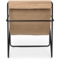 Ferm Living - Desert Lounge Sessel Schwarz / Sand