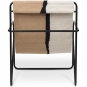 Ferm Living - Desert Lounge Sessel Schwarz / Soil