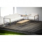 Jan Kurtz - Lux Lounge Modulsofa Sofa Armlehne Links | Weiß | Edelstahl