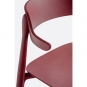 Pedrali - Nemea 2825 Armlehnstuhl Esche Rot