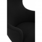 Tom Dixon - Wingback Stuhl Schwarz Hallingdal 190 (Beine: Eiche)