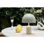 Tom Dixon - Bell Portable Tischleuchte Hellgrau