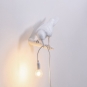 Seletti - Bird Looking Wandleuchte White | Looking Left Outdoor