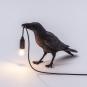Seletti - Bird Waiting Tischleuchte Black | Waiting