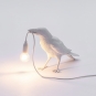 Seletti - Bird Waiting Tischleuchte White | Waiting OUTDOOR