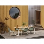 Muuto - 70/70 Tisch 225x90 cm Outdoor Mahagoni / Grau