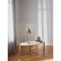 AYTM - Tribus Couchtisch Oval Sand hell / Travertin