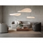 New Works - Covent Sofa 3-Sitzer tief Hanf (Nevotex Barnum)