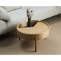Woud - Arc Couchtisch Ø 66 cm Eiche geölt