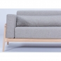 Gazzda - Fawn Sofa 3+ Sitzer / Flachs Archway / Eiche Weiß geölt