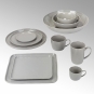 Lambert - Piana Teller (4er Set) Grau