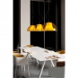 Pedrali - L002S Pendelleuchte Rot Transparent