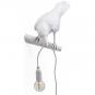 Seletti - Bird Looking Wandleuchte White | Looking Left Outdoor