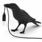 Seletti - Bird Waiting Tischleuchte Black | Waiting