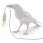 Seletti - Bird Waiting Tischleuchte White | Waiting