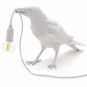 Seletti - Bird Waiting Tischleuchte White | Waiting OUTDOOR
