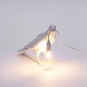 Seletti - Bird Waiting Tischleuchte White | Waiting OUTDOOR
