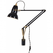 Anglepoise - Original 1227 Brass Leuchte mit Wandmontage Jet Black