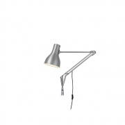 Anglepoise - Type 75 Schreibtischleuchte mit Wandmontage Brushed Aluminium