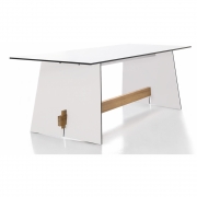 Conmoto - Tension Tisch HPL Weiß