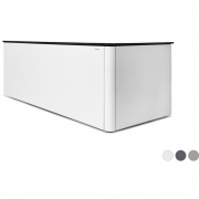 Conmoto - Ronda Kissentruhe Anthrazit / mit Edelstahlrollen