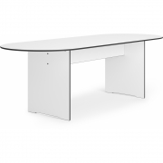 Conmoto - Riva Vario Tisch XL HPL Rund | Weiß