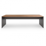 Conmoto - Riva Vario Tisch XL Wood Kambala Eckig | Anthrazit
