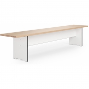 Conmoto - Riva Vario Bank XL Eiche HPL Indoor Eckig | Anthrazit