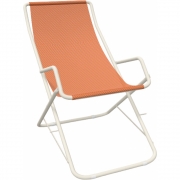Emu - Bahama Liegestuhl Weiss - Granatapfel
