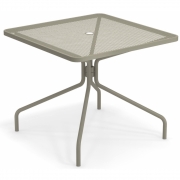 Emu - Cambi Tisch quadratisch 90 x 90 cm | Grau/Grün