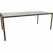 Emu - Terramare rechteckiger Tisch mit Platte aus Steinzeug 